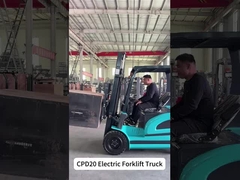 รถยกสีฟ้า