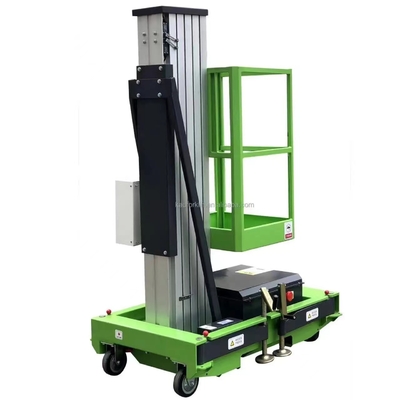 Portable 286lbs 19.7ft Aerial Work Platform Lift Hydraulic Aluminum Alloy Electric For Sale