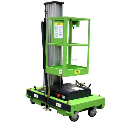Portable 286lbs 19.7ft Aerial Work Platform Lift Hydraulic Aluminum Alloy Electric For Sale