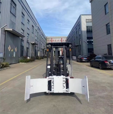 1.5ton 2ton 3000mm 4 Wheel Electric Forklift Truck With Paper Roll Clamp Adjustable rotation angle