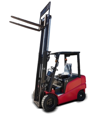 3.5meters 3tons Four Wheels Full Electric Forklift suitable for food packaging industry