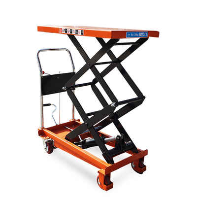 1760lbs 300kg 500kg 1000kg Manual Crank Hydraulic Double Scissor Lift Table