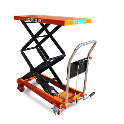 1760lbs 300kg 500kg 1000kg Manual Crank Hydraulic Double Scissor Lift Table