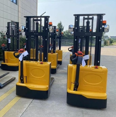 1 Ton 3 Meter 1000kg 3 M Electric Pallet Walkie Stacker Electric Pedestrian Stacker