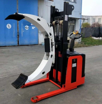 Electric Drive System Full Electric Roll Stacker With Leg For Holding Goods Rotating Raising And Placing