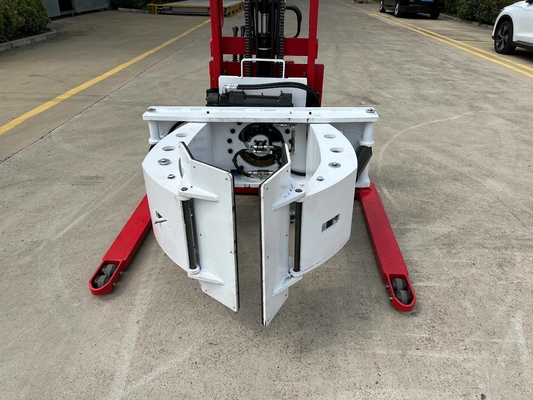 500kg 1.6m Durable Materials User-Friendly Operation Paper Roll Semi Electric Stacker