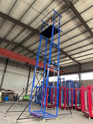 10m 8m Electric Scaffold Scissor Lift Platform Electric Scaffolding CE Self Propelled Hyd