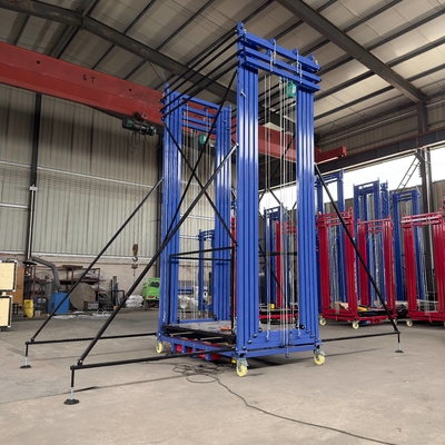 10m 8m Electric Scaffold Scissor Lift Platform Electric Scaffolding CE Self Propelled Hyd