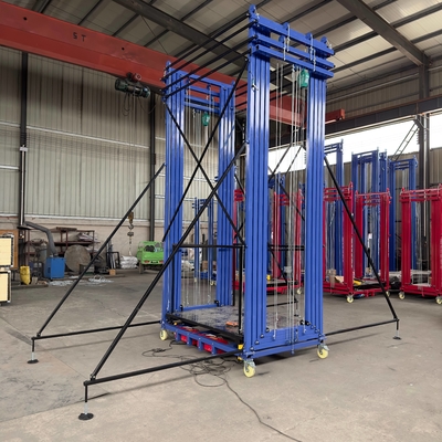 10m 8m Electric Scaffold Scissor Lift Platform Electric Scaffolding CE Self Propelled Hyd
