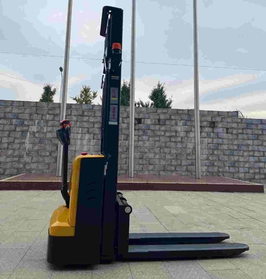 1.5t 3meters Full Electric Walkie Stacker With Reinforcing Ribs For Restocking And Organizing