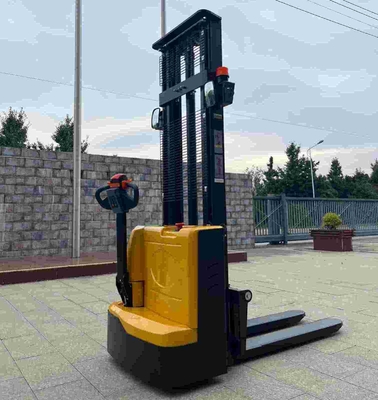 1.5t 3meters Full Electric Walkie Stacker With Reinforcing Ribs For Restocking And Organizing