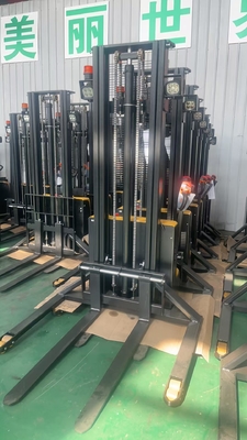 Electric Forklift Stacker Pallet Truck Portable 1.5 Ton 1m 1.6m 2m 2.5m 3m 4m 5m