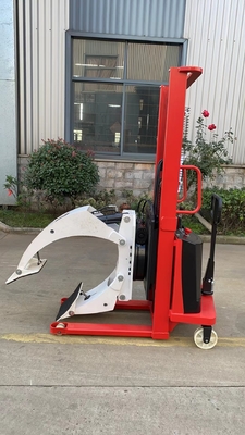 Semi Electric Paper Roll Stacker With 1.6m Lifting Height 500kg Load Capacity For Heavy Reel Handling