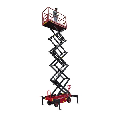 Industrial Manual Scissor Lifter Heavy Duty Lifting Equipment