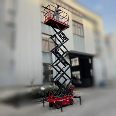 Industrial Manual Scissor Lifter Heavy Duty Lifting Equipment