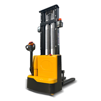 1500kg Walkie Electric Stacker Forklift with 1-5m Lift Height