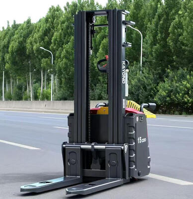 Dual Lift Electric Stacker 2 Ton Capacity 3 Meter Lift Built for Space Limited Storage Areas