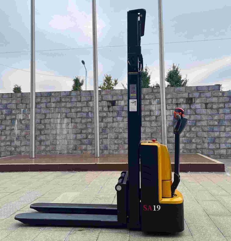 1.5t 3meters Full Electric Walkie Stacker With Reinforcing Ribs For Restocking And Organizing