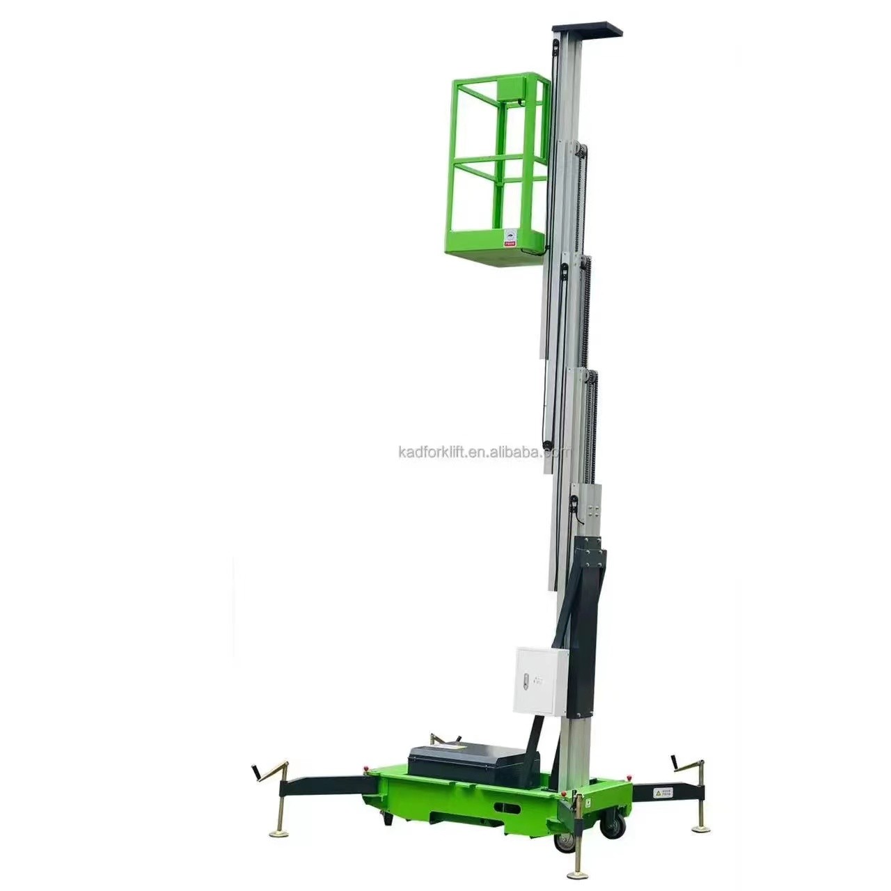 Portable 286lbs 19.7ft Aerial Work Platform Lift Hydraulic Aluminum Alloy Electric For Sale