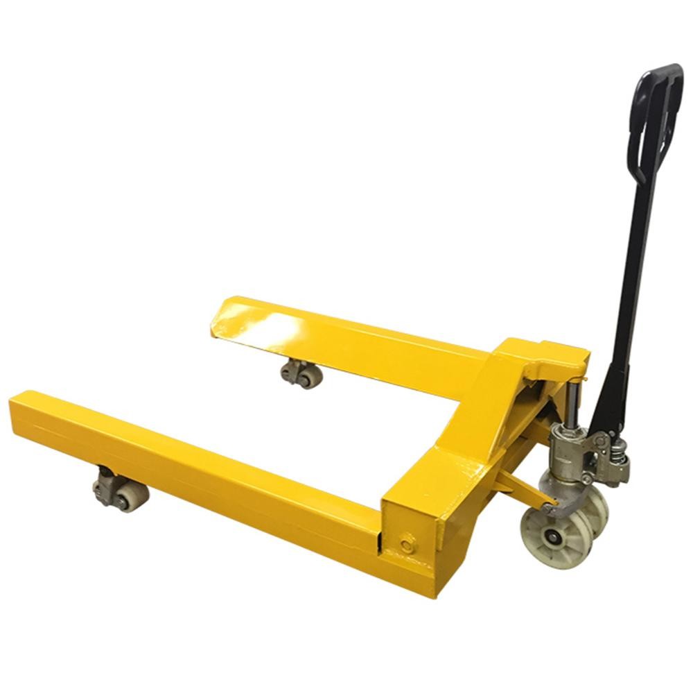 2000 kg 2 tons easy use  Manual Hand Pallet Roll Truck for Printing and Publishing industry