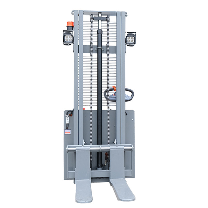 1 Ton 3 Meter 1000kg 3 Meters Electric Pallet Walkie Stacker With CE Certificate