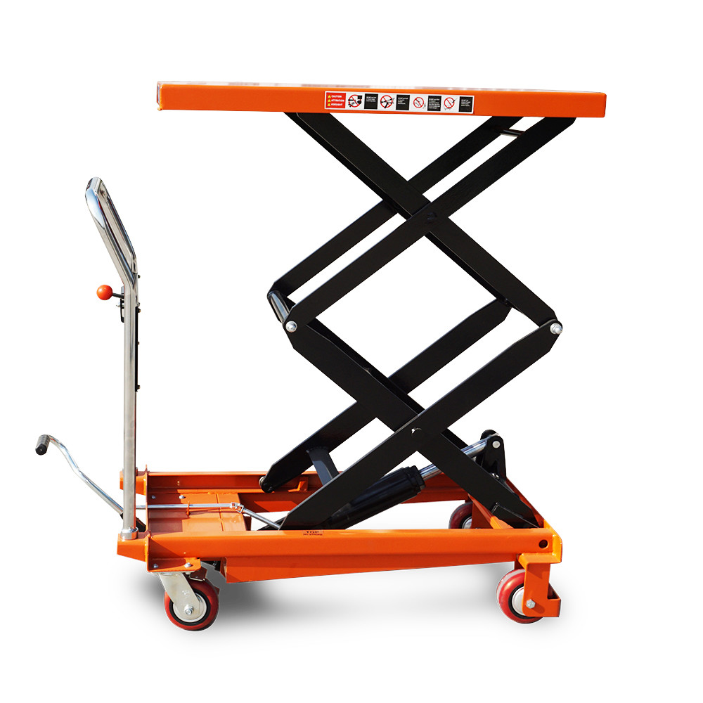1760lbs 300kg 500kg 1000kg Manual Crank Hydraulic Double Scissor Lift Table