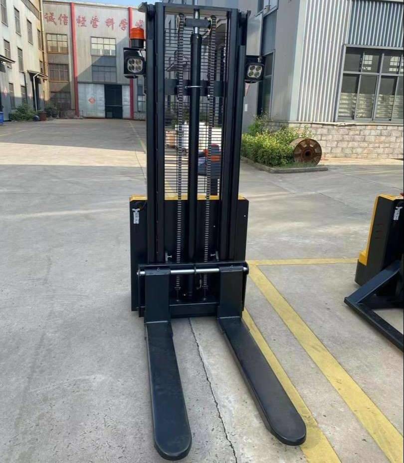 1 Ton 3 Meter 1000kg 3 M Electric Pallet Walkie Stacker Electric Pedestrian Stacker