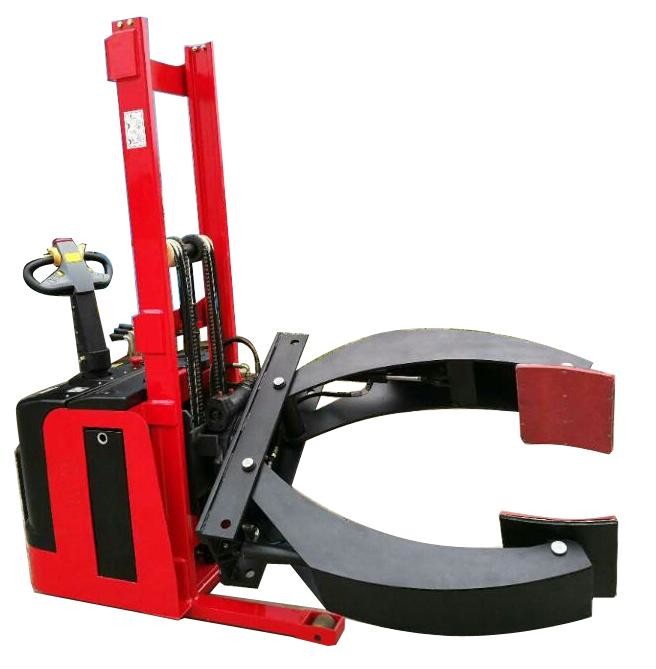Electric Drive System Full Electric Roll Stacker With Leg For Holding Goods Rotating Raising And Placing