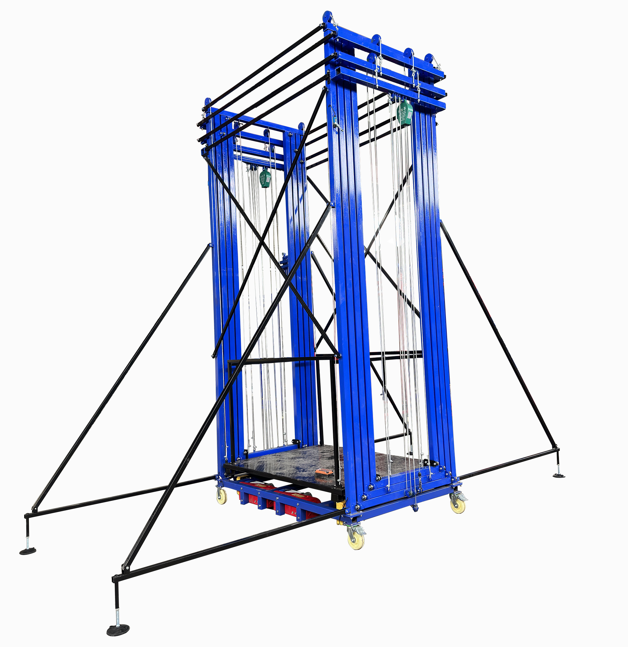 10m 8m Electric Scaffold Scissor Lift Platform Electric Scaffolding CE Self Propelled Hyd